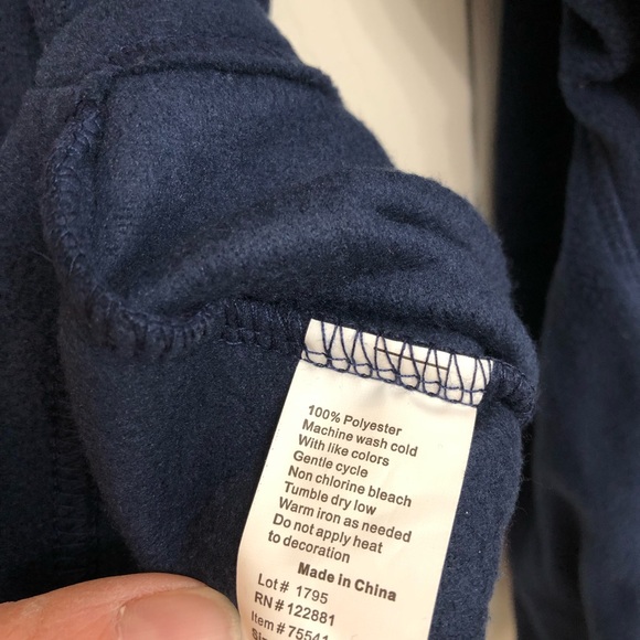 Girl Scouts Navy Blue Quarter-Zip Sweatshirt - Picture 5 of 5